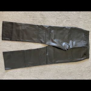 Unisex Morbid Threads size 30 high waisted Faux leather pants. Great condition.